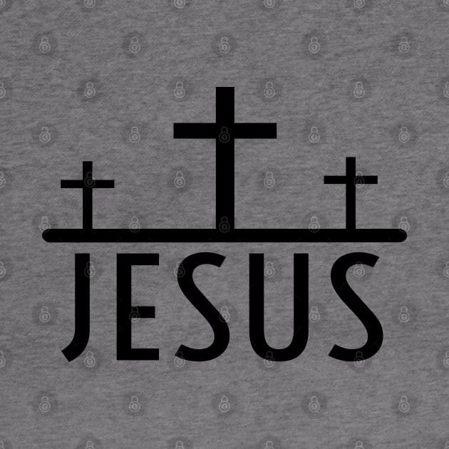 Jesus Name Cross Religious Funny Christian by Happy - Design